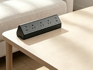 Desk Clamp Power Strip USB C