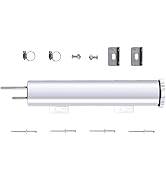 FGJQEFG 2 x 10 Inches Universal Radiator Coolant Overflow Puke Tank Bottle Catch Can Polished Sta...