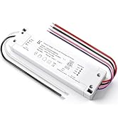 24V 100W Dimmable LED Driver, 5-in-1 Constant Voltage Triac/ELV/MLV/0-10V/1-10V/PWM/V-R Dimming A...