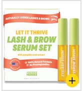 Handmade Heroes 100% Natural Vegan Lash & Brow Serum – Rosemary & Pumpkin Seed Oil for Fuller, Th...