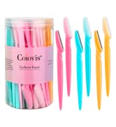 66PCS Eyebrow Razor and Face Razor for Women and Men, Eyebrow Hair Trimmer and Shaver with Protec...