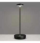 TBBGA Cordless Table Lamp Rechargeable, LED Table Light with 3 Color Modes & Stepless Dimming, Al...