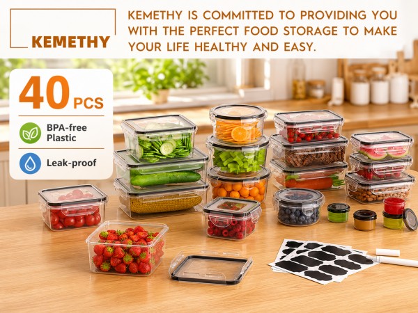 Food Storage Containers with Lids