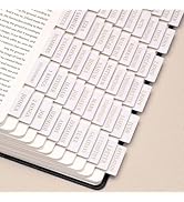 RETTACY Bible Tabs, for Women & Men, 66 Tabs for Old & New Testament, Additional 18 Tabs for Apoc...