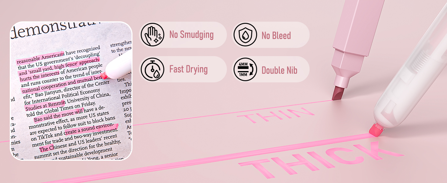 pink pens pink ink
