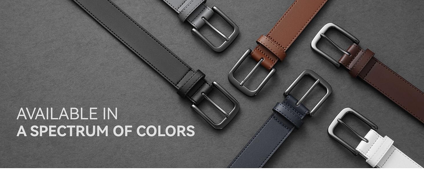 mens belt real genuine leather gift present brithday father him son