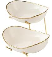 Bothyi Fruit Bowl for Kitchen Counter,Fruit Holder,Snack Dessert Tray Fruit Display Stand Tiered ...