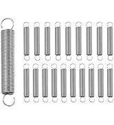 uxcell 20Pcs Extension Spring, Stainless Steel Small Springs with Dual Hook Mechanical Compressio...