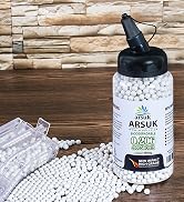 ARSUK Airsoft BB Pellets 6mm BBS 0.20g High Grade Paintball Softair Ammunition for Airsoft Magazi...