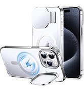 Silverback for iPhone 15 Pro Max Case with Stand, MagSafe-Compatible Case with Built-in Camera Co...