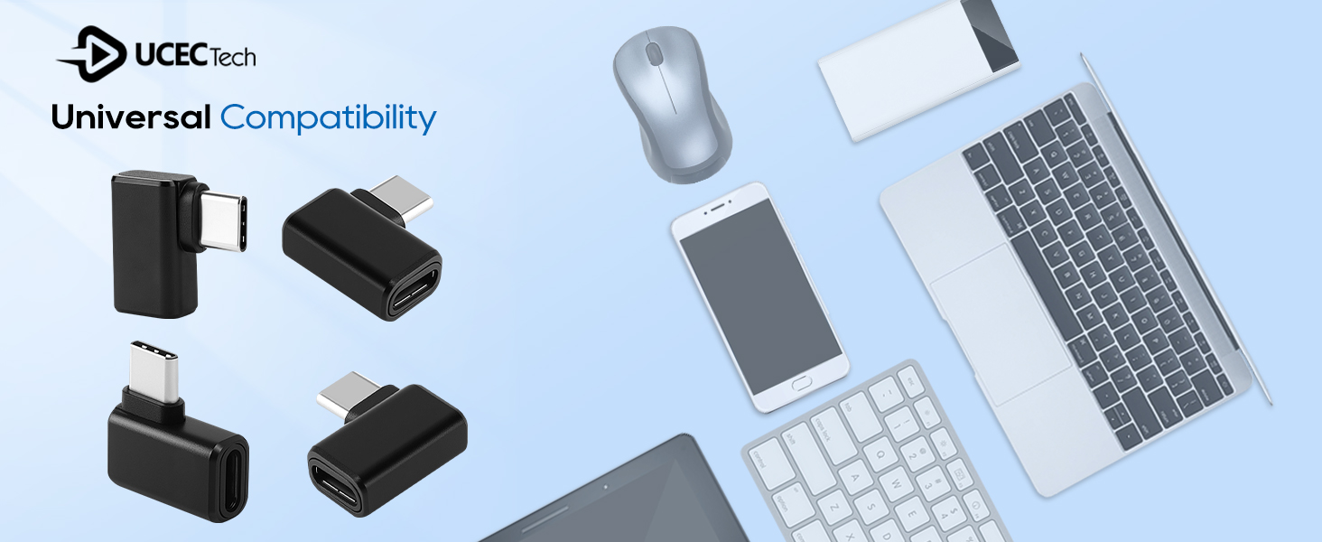right angle USB C adapter