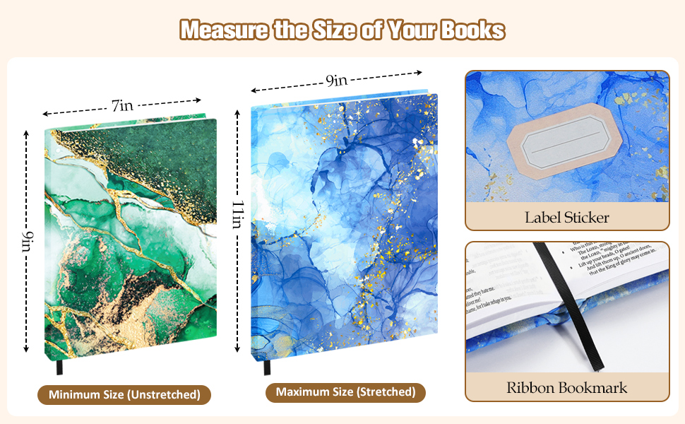 stretchable book protector