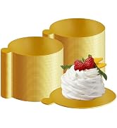 CEWIFO Mini Cake Boards, Gold Cake Boards Food-Graded Cake Base, Gold Circle Base 3.1 inch Round ...