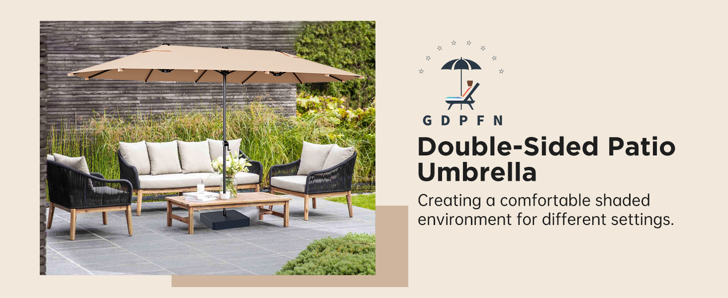 15FT patio umbrella