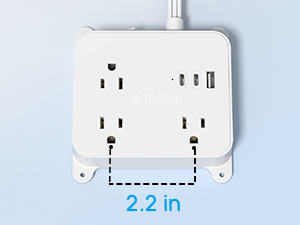 Wide space outlet