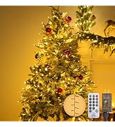 Cluster Lights Christmas 1200 LED Fairy Lights with Remote 95Ft Christmas Tree Lights Waterproof ...