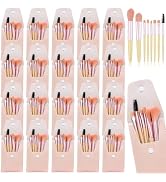 20 Sets Travel Makeup Brush Set Bulk Brushes Bag Mini Face Make up Brushes Brushes Bag for Makeup...