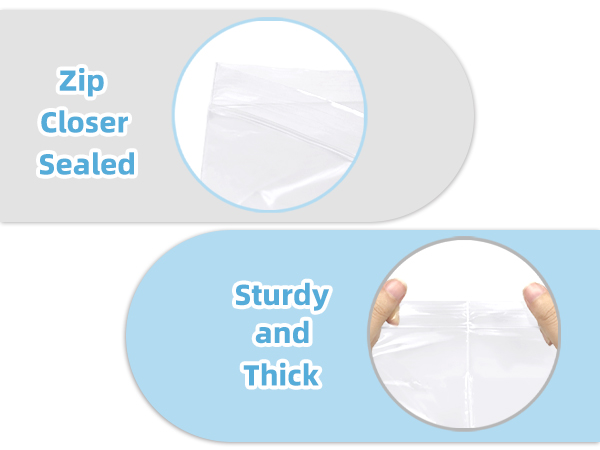 zipper storage bags 16x19