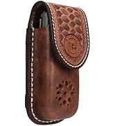 Tourbon Multitool Sheath with Belt Loop One-Piece Molded Leather Knife Pouch Holster EDC Belts Or...