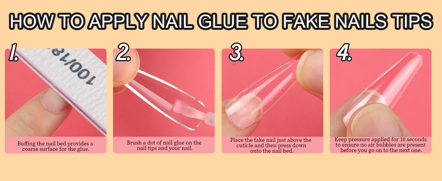 how to apply glue