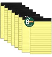 8 Pack Small Note Pads 3x5 In, College Ruled 3 x 5'' Notepads Server Note Pad, Mini Writing Pads ...