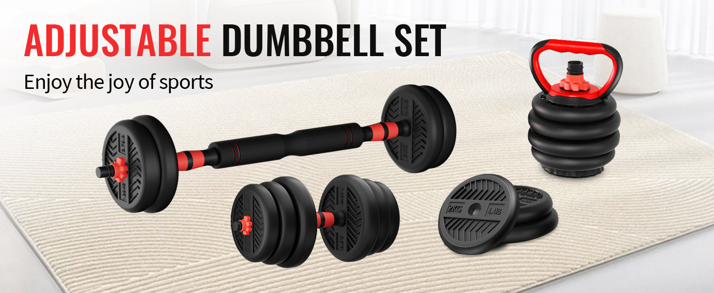 adjustable dumbbell set