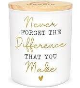 OASSIE Thank You Gifts for Women - Vanilla Lavender Candle 10 oz - Inspirational Employee Appreci...