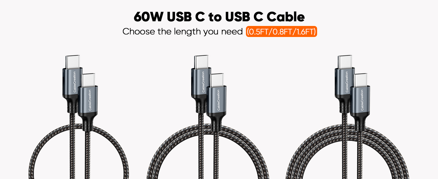 usb c to usb c cable short
