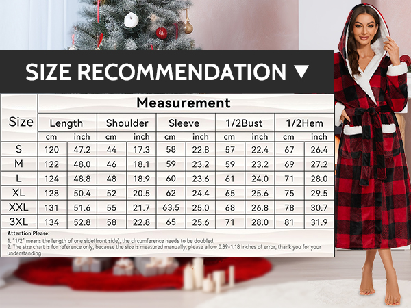 women plush robes hooded