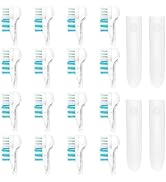 4/8/16 Pcs Electric Toothbrush Replacement Heads Sensitive Dual Clean Rotating Sets Fit for Braun...