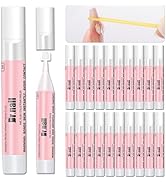 20 Pcs Nail Glue Set for Acrylic Press On Nails Tip Super Strong Glue for Fake Nails Professional...