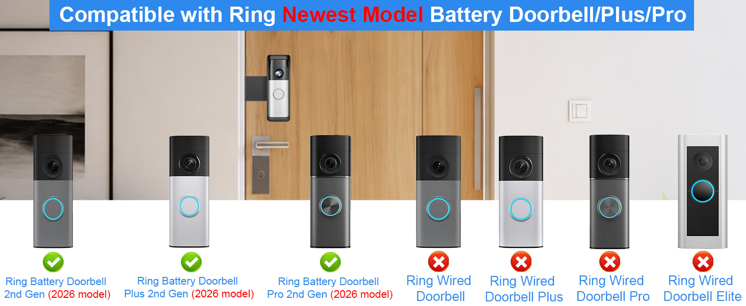 ring battery doorbell mount anti theft doorbell mount ring doorbell mount no drill adjustable