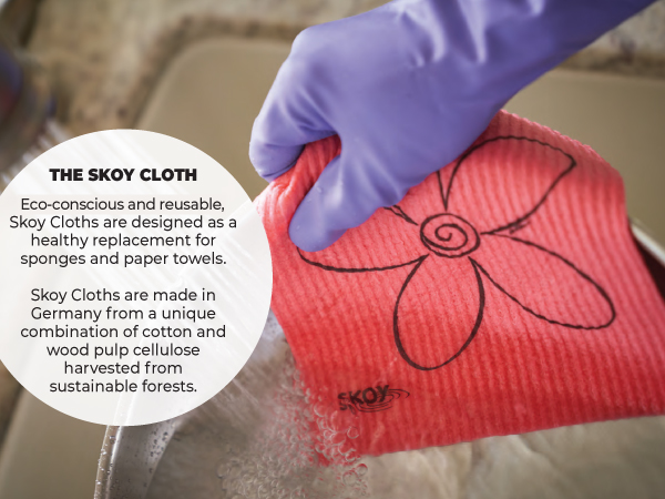 Skoy Cloth, reusable, sustainable, paper towel alternative, sponge