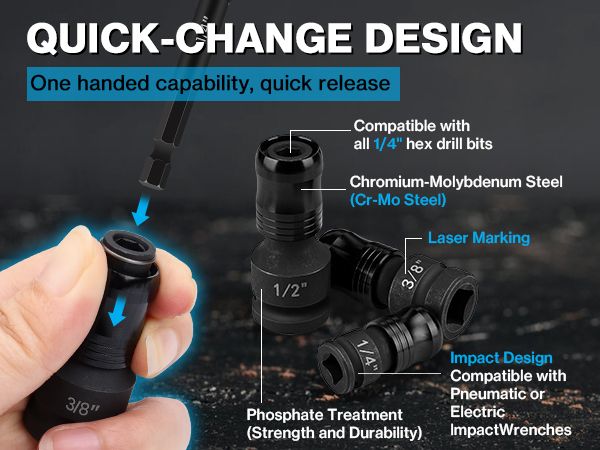 Quick Change Drill Bit Holder