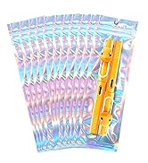 100 Pcs 2.4x9 inch Holographic Pen Bags