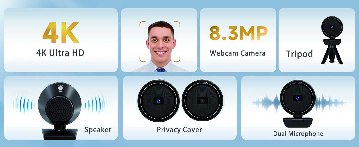 Computer camera for desktop