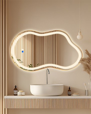 led mirror with lights vanity