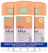 Dry Idea Plant Based Antiperspirant with Aluminum Sweat Blockers Invisible Solid Deodorant for Wo...