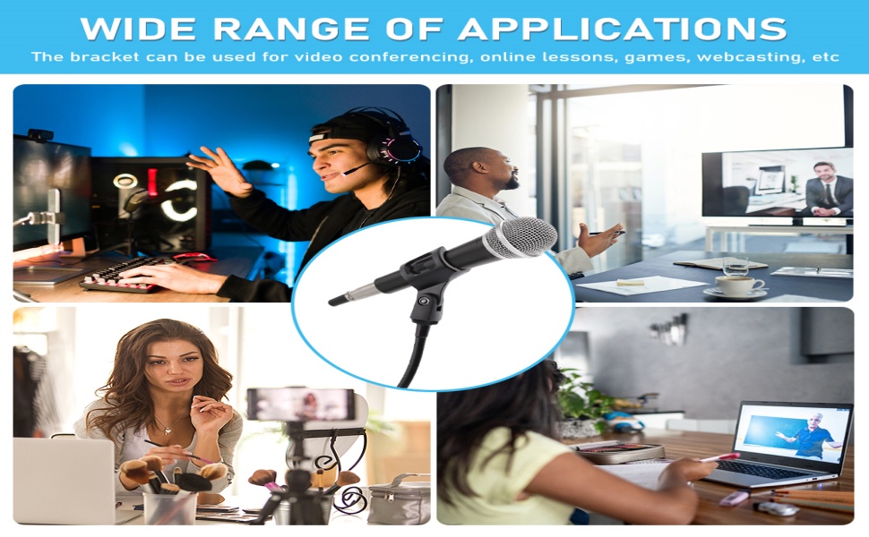 360 Degree Flexible Gooseneck Microphone Stand