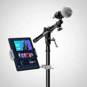 mic stand tablet holder