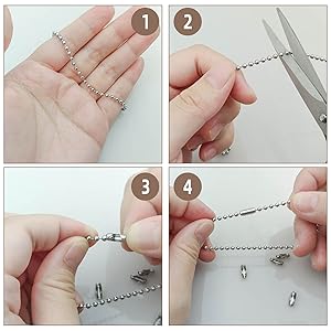 Use of stainless steel chain