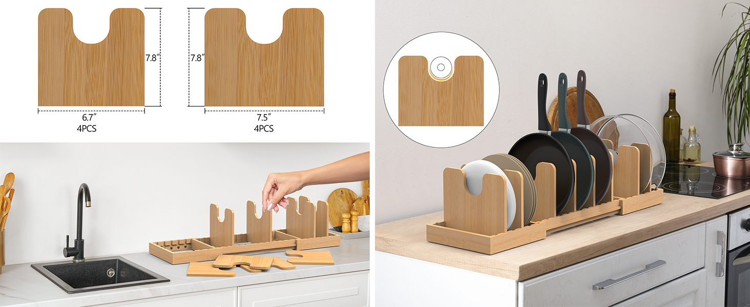pan organizers inside cabinet pot and pan organizer for under cabinet
