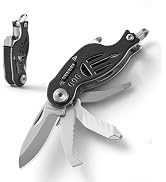 VIRENKNIFE Keychain Knife,9 in 1 Multitool,Bottle Opener, Screwdriver, Component Safety Lock, Box...