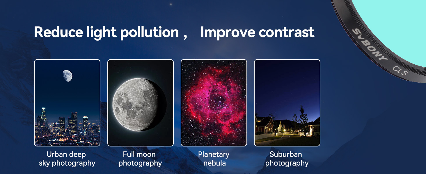 svbony cls filter 2 inch