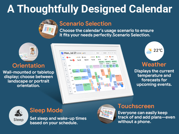 electric calendar meal planner digital calendar no subscription electric calendar digital planner