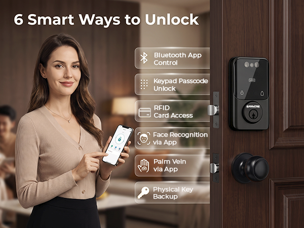 6 smart ways to unlock a smart door lock