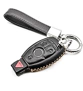 Compatible with Mercedes Benz C E S M CLS CLK G Class Smart 3 or 4 Buttons Leather Keyless Entry ...