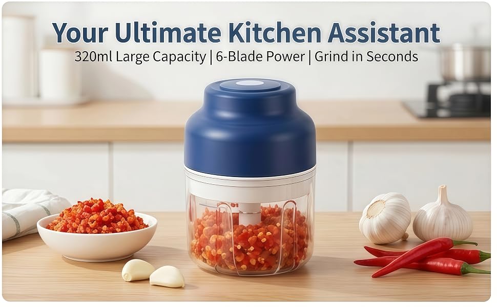 Electric Garlic Chopper Mini