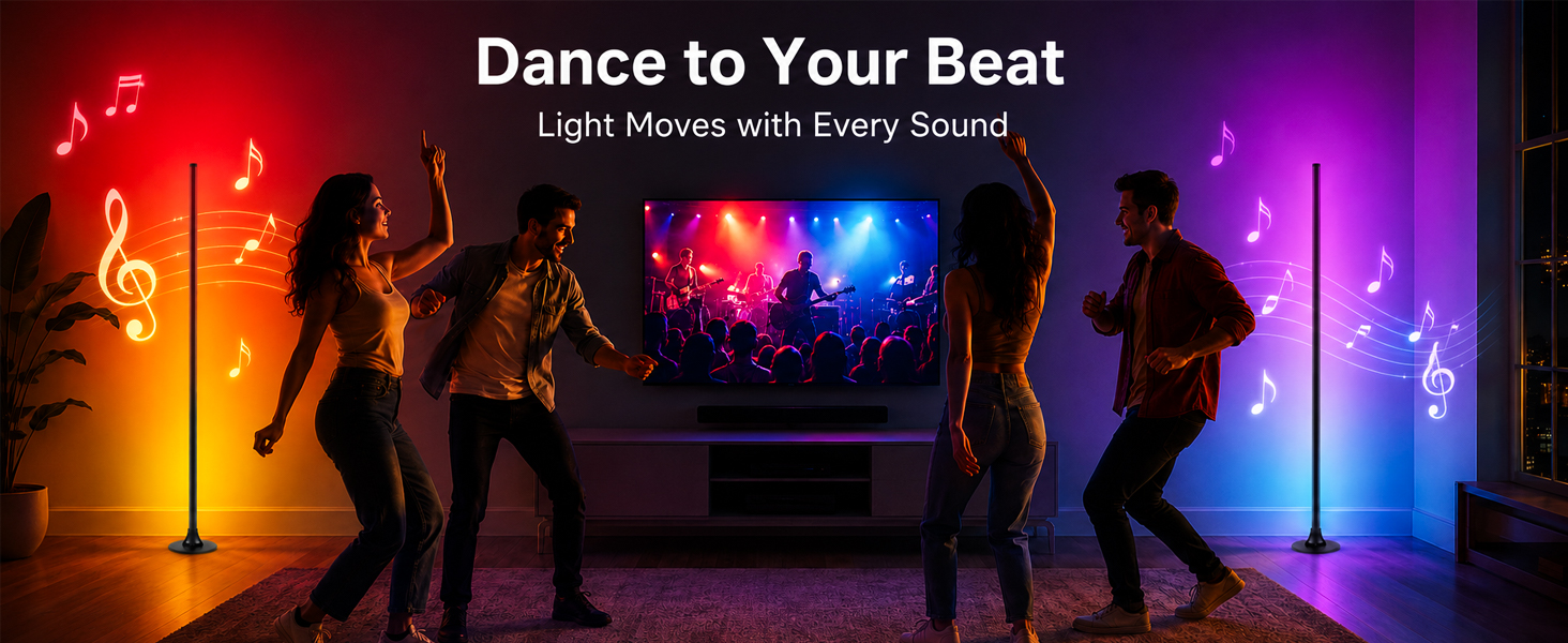 Smart RGB Corner Floor Lamp