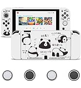 JINGDU Protective Case Compatible with Nintendo Switch OLED 2021, Dockable TPU Cover Accessories ...